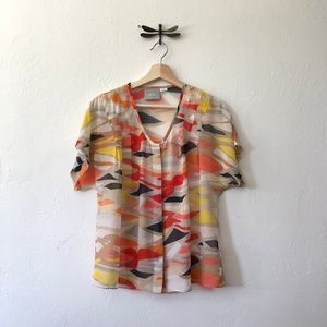Anthropologie Tiburon Silk Blouse